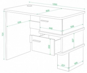 Стол письменный Домино СД-15 С в Агрызе - agryz.mebel24.online | фото 2