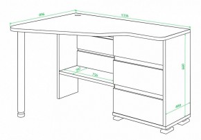 Стол письменный Домино СР-322С в Агрызе - agryz.mebel24.online | фото 2