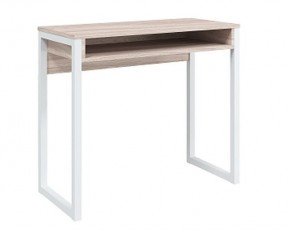 Стол письменный Леонардо (Ясень шимо светлый/Белый) в Агрызе - agryz.mebel24.online | фото