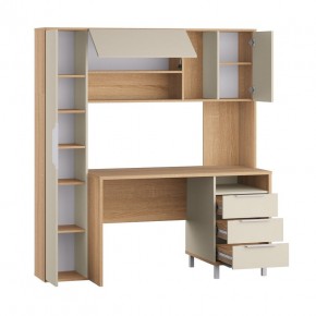 Стол рабочий 12.95 N Комфорт (Дуб сонома, Сатин 7045 PE) в Агрызе - agryz.mebel24.online | фото 2