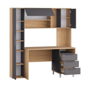 Стол рабочий 12.95 N Комфорт (Дуб сонома, Темно - серый U2601) в Агрызе - agryz.mebel24.online | фото 2