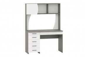 Стол рабочий СИГМА (графит/белый) в Агрызе - agryz.mebel24.online | фото 1