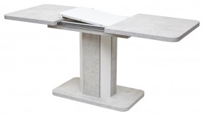 Стол STORK 120 Белый бетон/ Белый М-City в Агрызе - agryz.mebel24.online | фото 4