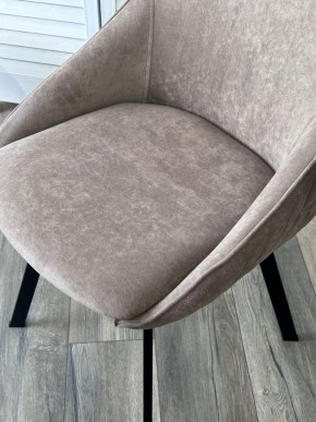 Стул CASA, 360 град. поворот. B5 Капучино, велюр / черный каркас,М-City в Агрызе - agryz.mebel24.online | фото 3