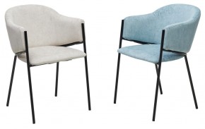Стул ДИЛЛ, цвет RAIN 7 бриз, велюр / черный каркас М-City в Агрызе - agryz.mebel24.online | фото 6
