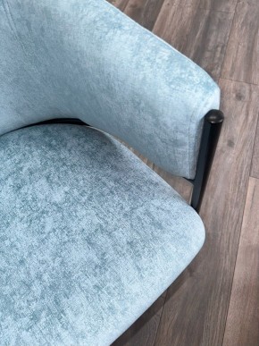 Стул ДИЛЛ, цвет RAIN 7 бриз, велюр / черный каркас М-City в Агрызе - agryz.mebel24.online | фото 7