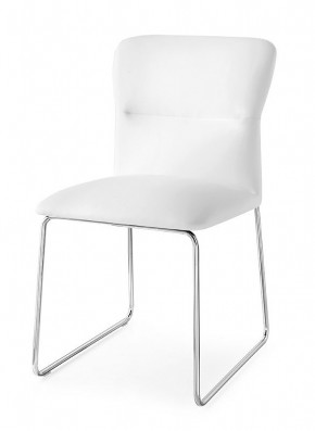 Стул FRIDA CB/1806-SK  MT.P77 CHROMED/  SKUBA S92 OPTIC WHITE в Агрызе - agryz.mebel24.online | фото 1