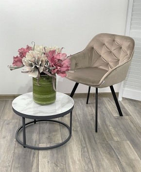 Стул GALE 360 град. поворот. BLUVEL-40 BEIGE, велюр/ черный каркас, М-City в Агрызе - agryz.mebel24.online | фото 2