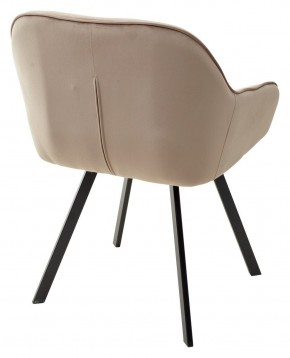Стул GALE 360 град. поворот. BLUVEL-40 BEIGE, велюр/ черный каркас, М-City в Агрызе - agryz.mebel24.online | фото 4