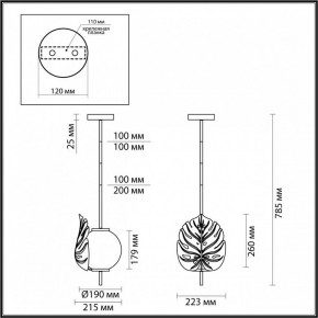 Светильник на штанге Odeon Light Jungle 4865/1 в Агрызе - agryz.mebel24.online | фото 3