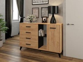 СВЕТЛАНА Комод-тумба  (дуб золотой/венге) в Агрызе - agryz.mebel24.online | фото