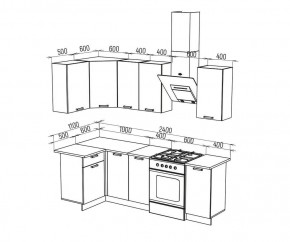 ТЕХНО Кухонный гарнитур угловой 1,8х1,1 м Компоновка №6 в Агрызе - agryz.mebel24.online | фото 6