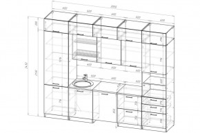 ТЕРЦИЯ Кухонный гарнитур Экстра 5 (3000 мм) в Агрызе - agryz.mebel24.online | фото 2