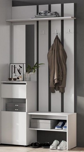 Токио Вешалка с зеркалом в Агрызе - agryz.mebel24.online | фото 4