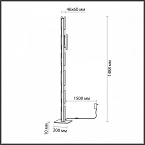 Торшер Odeon Light Fierro 4991/36FL в Агрызе - agryz.mebel24.online | фото 4