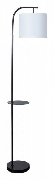 Торшер с подсветкой Arte Lamp Connor A4053PN-1BK в Агрызе - agryz.mebel24.online | фото
