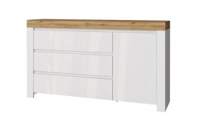 Тумба 1D3S, TAURUS, цвет белыйдуб вотан в Агрызе - agryz.mebel24.online | фото 1