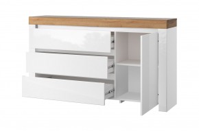 Тумба 1D3S, TAURUS, цвет белыйдуб вотан в Агрызе - agryz.mebel24.online | фото 2
