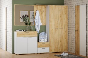 Тумба для обуви НМ 013.24 "Санти" (Белый/Крафт Золотой) в Агрызе - agryz.mebel24.online | фото 3
