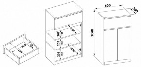 Тумба для обуви ТП-12 в Агрызе - agryz.mebel24.online | фото 4