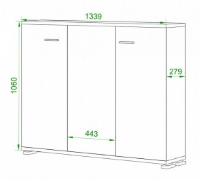 Тумба Домино нельсон ПУ-60-4 в Агрызе - agryz.mebel24.online | фото 2