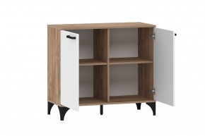 Тумба НМ 013.78 "Марсель" (Меренга/Дуб Крафт Табачный) в Агрызе - agryz.mebel24.online | фото 2