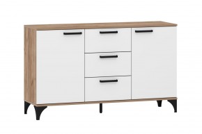 Тумба НМ 013.79 "Марсель" (Меренга/Дуб Крафт Табачный) в Агрызе - agryz.mebel24.online | фото