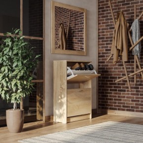 Тумба ОРИОН с двумя полками для обуви, цвет Дуб Сонома в Агрызе - agryz.mebel24.online | фото 4
