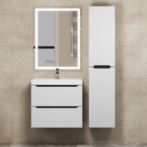 Тумба под раковину Uperwood Tanos 60 см, подвесная, белая/графит в Агрызе - agryz.mebel24.online | фото 13