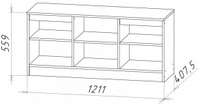 НИЦЦА-9 Тумба под ТВ (НЦ.09) в Агрызе - agryz.mebel24.online | фото 2