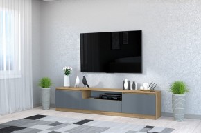 Тумба под ТВ "Хилтон" (Крафт золотой/Графит) в Агрызе - agryz.mebel24.online | фото