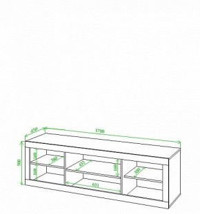 Тумба под ТВ Toivo Кон170 в Агрызе - agryz.mebel24.online | фото 2