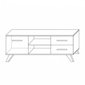 Тумба под ТВ Вега Скандинавия в Агрызе - agryz.mebel24.online | фото 3