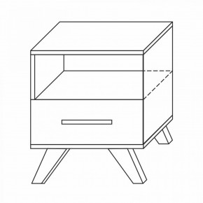 Тумба прикроватная Вега Скандинавия в Агрызе - agryz.mebel24.online | фото 7