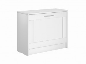 Тумба СИРИУС с откидной полкой для обуви, цвет белый в Агрызе - agryz.mebel24.online | фото