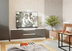 Тумба ТВ большая Парус (Белый/Графит) в Агрызе - agryz.mebel24.online | фото 2