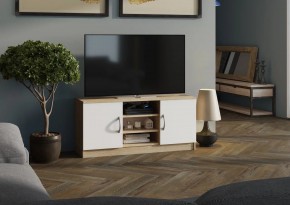 Тумба ТВ Лофт (Дуб Сонома/Белый) в Агрызе - agryz.mebel24.online | фото 1