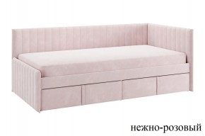 ТВИКС Кровать (тахта) с ящиками 900 (нежно-розовый) в Агрызе - agryz.mebel24.online | фото