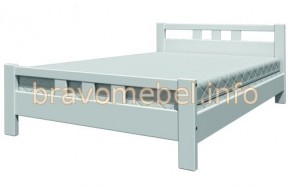 ВЕРОНИКА-2 Кровать из массива 900 (Белый античный) в Агрызе - agryz.mebel24.online | фото