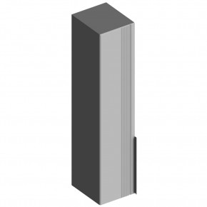 ВИТА Пенал (надстройка) темно серый в Агрызе - agryz.mebel24.online | фото 1