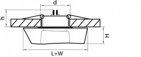 Встраиваемый светильник Lightstar Flutto 006430 в Агрызе - agryz.mebel24.online | фото 3