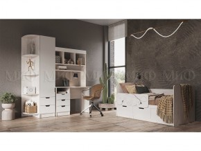 ЮНИОР-4 Детская (модульная) МДФ (Шарли Белый) в Агрызе - agryz.mebel24.online | фото 1