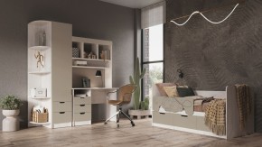 ЮНИОР-4 Детская (модульная) МДФ (Шарли Мокко) в Агрызе - agryz.mebel24.online | фото