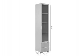 ЗЕФИР Гостиная К1 (белое дерево/белый муар) в Агрызе - agryz.mebel24.online | фото 5