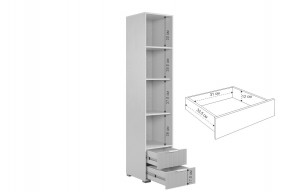ЗЕФИР Гостиная К1 (белое дерево/белый муар) в Агрызе - agryz.mebel24.online | фото 6