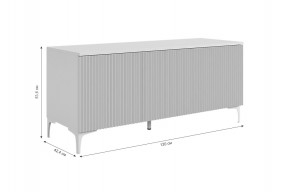 ЗЕФИР Гостиная К2 (белое дерево/черный муар) в Агрызе - agryz.mebel24.online | фото 4