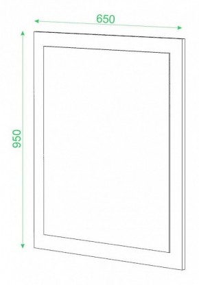 Зеркало настенное Домино в Агрызе - agryz.mebel24.online | фото 2