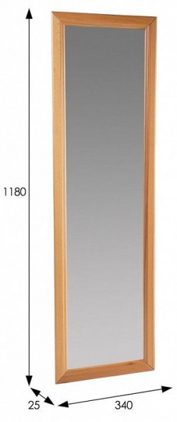Зеркало настенное Селена в Агрызе - agryz.mebel24.online | фото 3